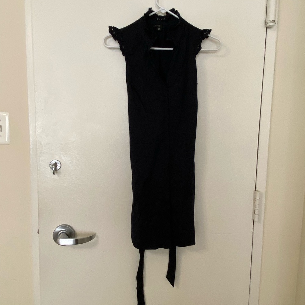 Ann Taylor Navy Blue Sleeveless Dress